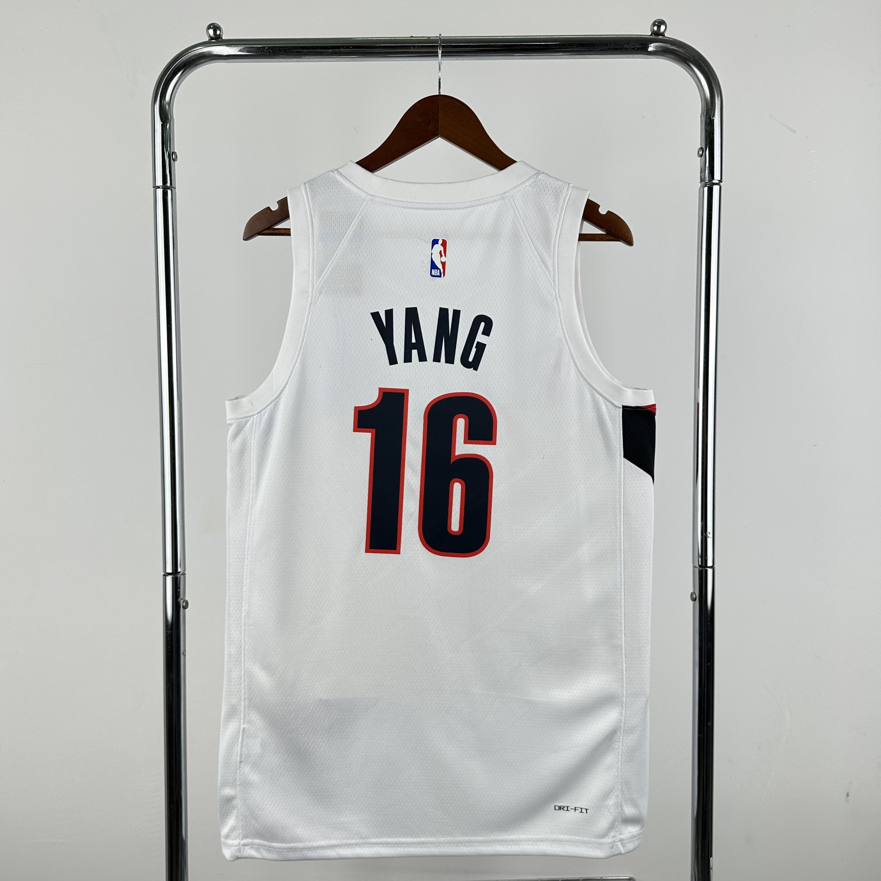 Men Portland Trail Blazers #16 Yang White Nike Season 2026 NBA Jersey
